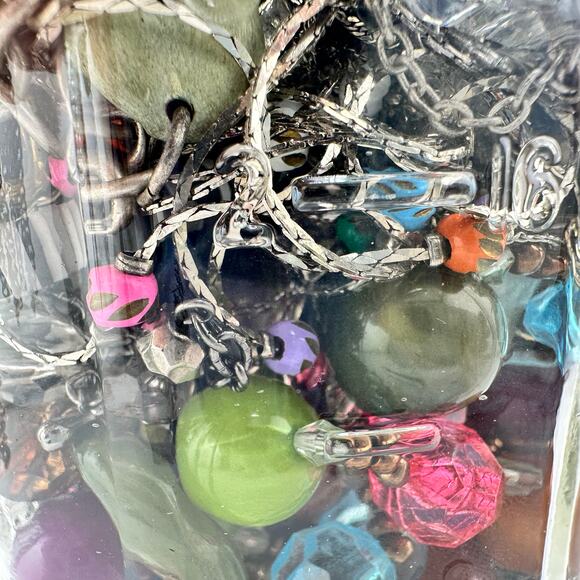 2lb 3oz Jewelry Jar Vintage to Modern Necklaces Bracelets Earrings Mixed Lot - Picture 4 of 8